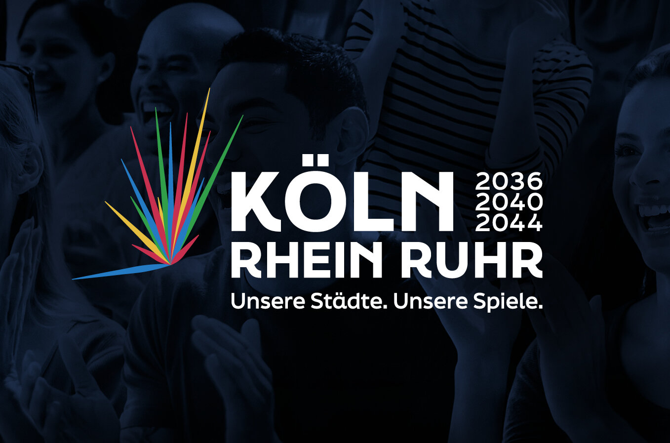 Olympia Generalmotiv Blau Mit Schrift 16x9, © Land NRW / Stadt Köln