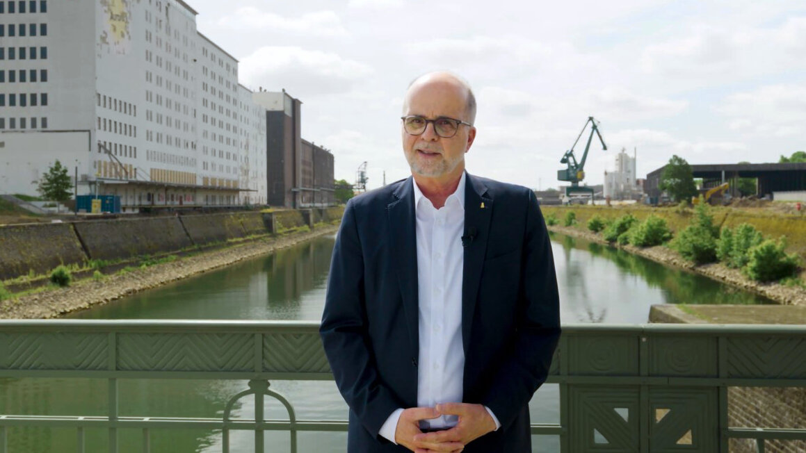 Markus Greitemann am Deutzer Hafen